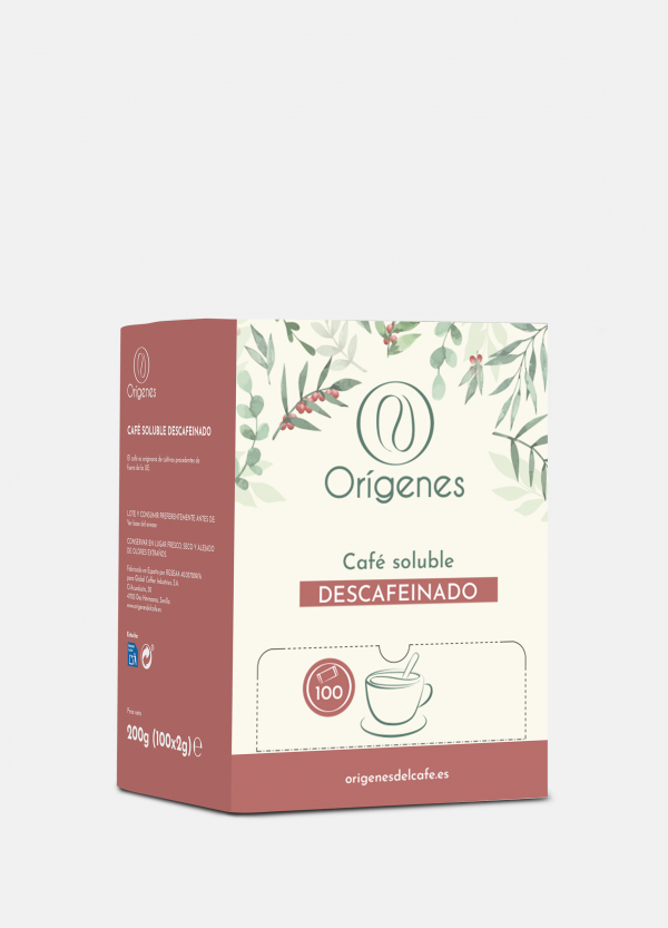 Soluble descafeinado